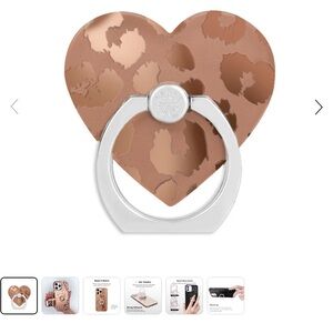Heart-Shaped Phone Ring Holder